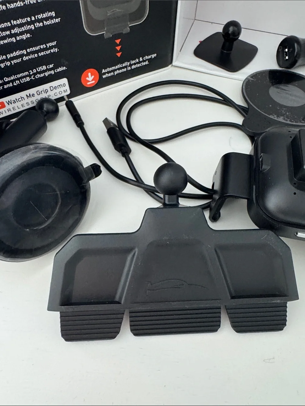 Grip All-In Wireless Car Charger 15W – Black